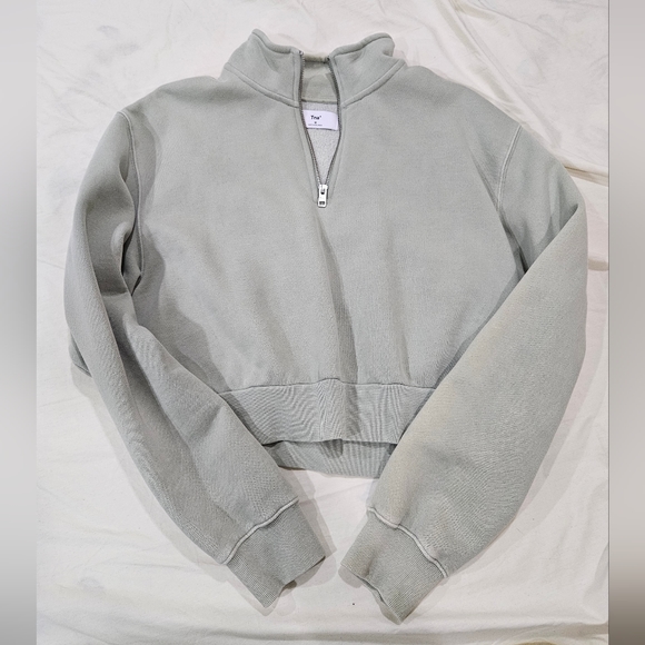 TNA Cozy 1/4 Zip Sweatshirt - Picture 1 of 3